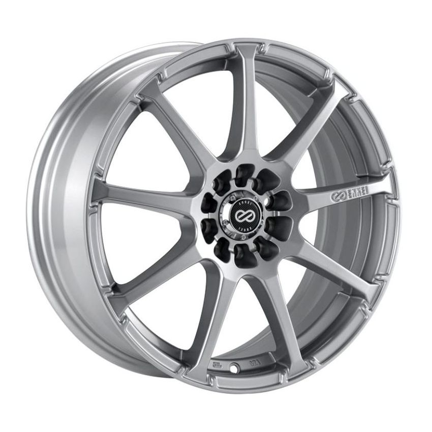 Enkei 441-565-0138SP EDR9 15x6.5 4x100/114.3 38mm Offset 72.6 Bore Diameter Silver Wheel