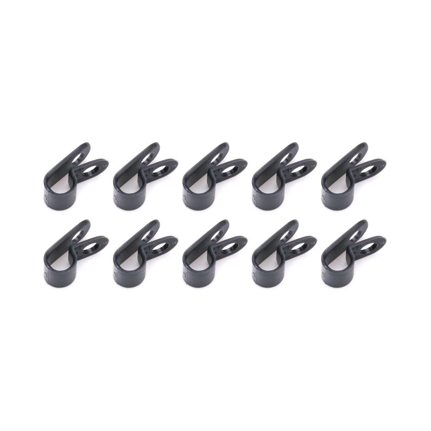 QUICKCAR RACING PRODUCTS QRP66-810 Adel Line Clamps Nylon 1/4in 10pk