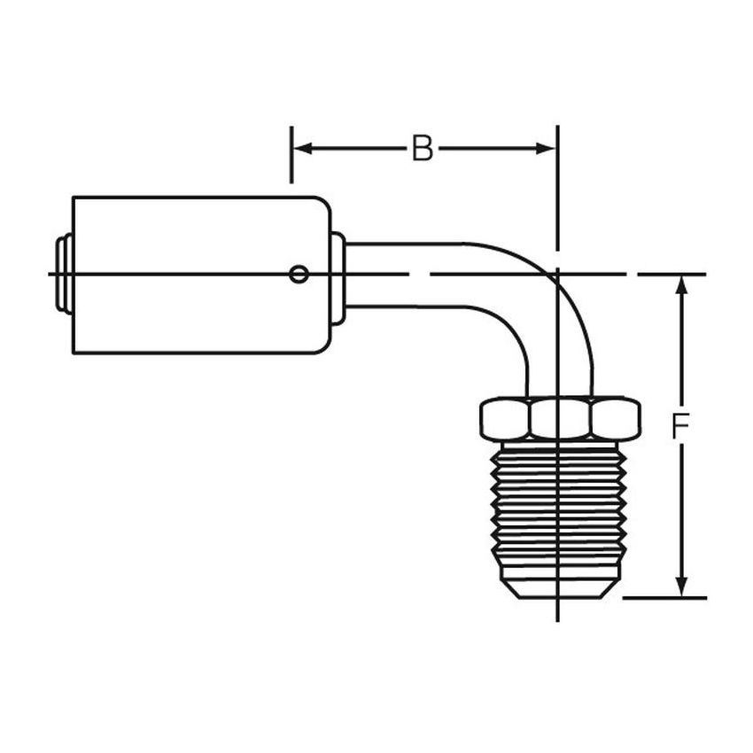 Dayco 105653 BL10-10MA90T