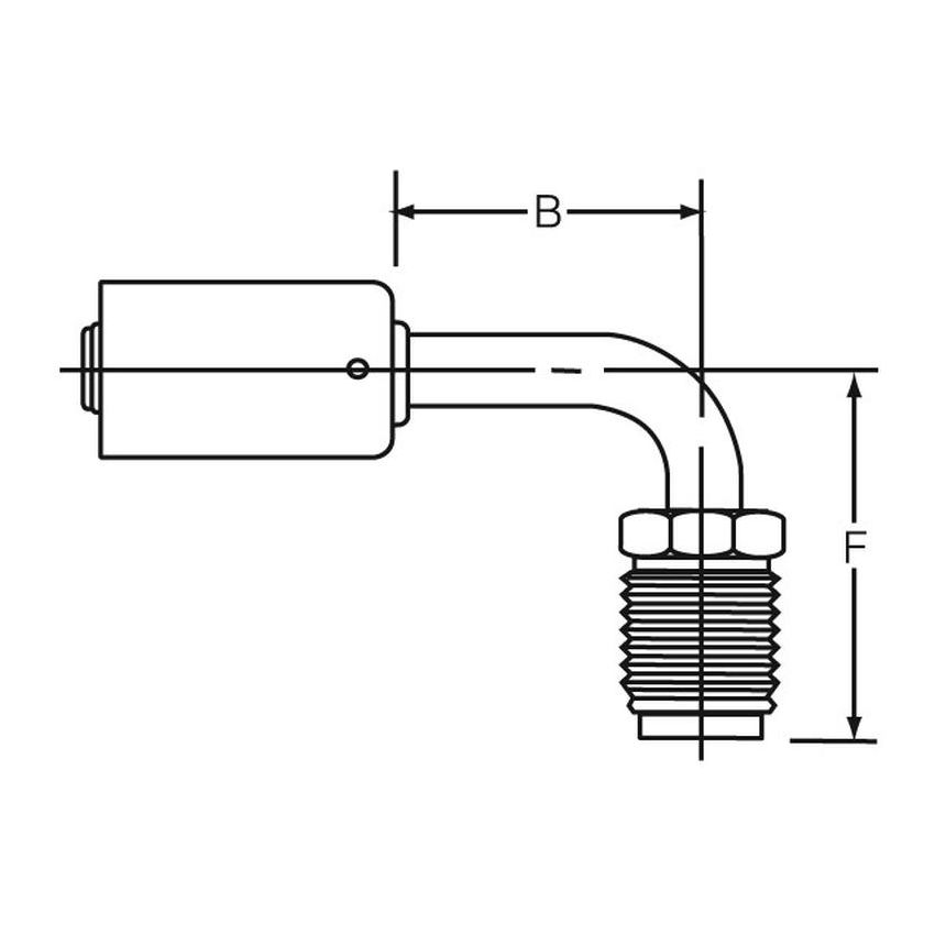 Dayco 105713 BL10-10M90TO