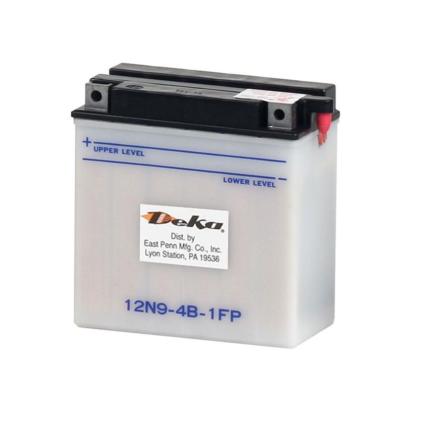 Deka 12N9-4B-1 12 Volt Conventional Powersports Battery