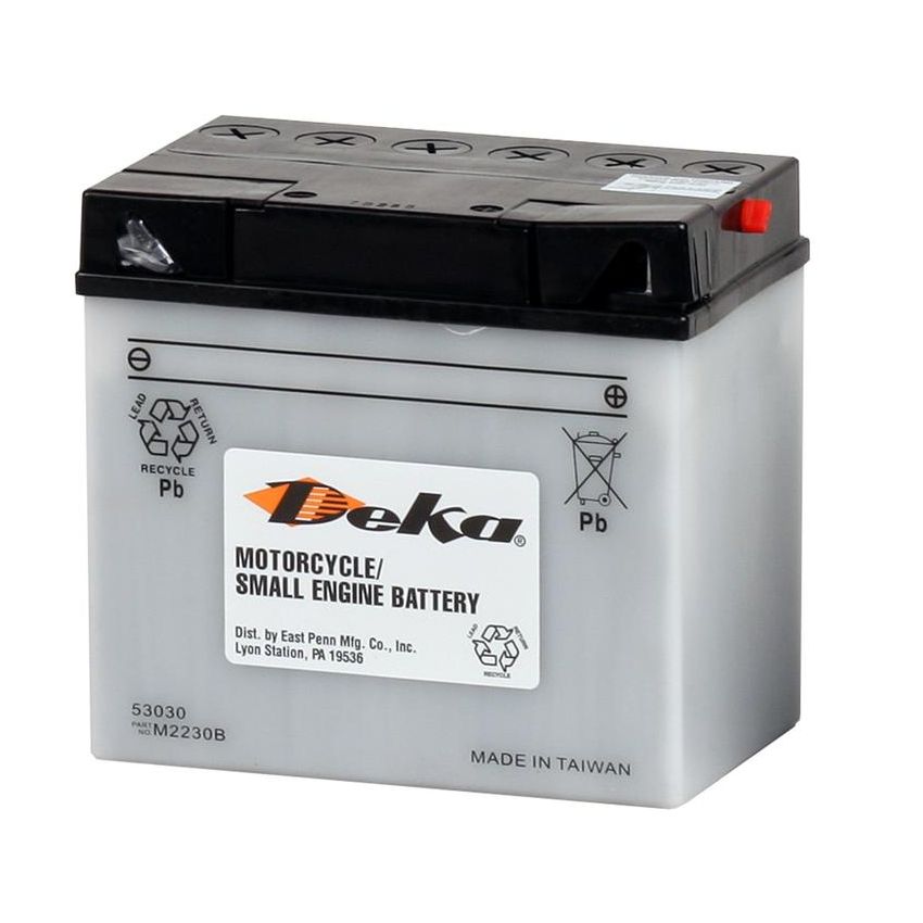 Deka 53030 12 Volt High Performance Powersports Battery