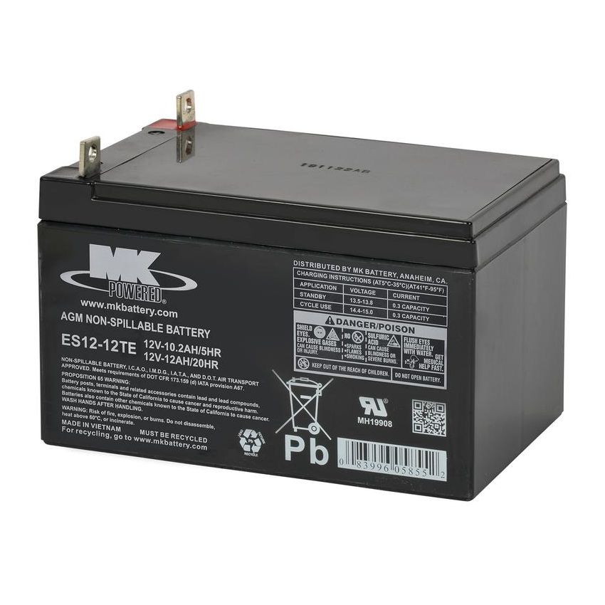 Deka ES12-12TE Small SLA Battery