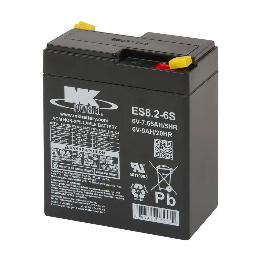 Deka ES8.2-6S Small SLA Battery