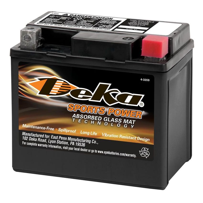 Deka ET5L 12 Volt Standard AGM Powersports Battery