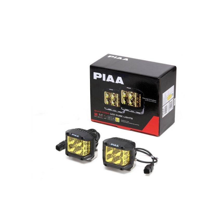 PIAA DKQE30 4 inch / Yellow / (Pack of 2) Kit