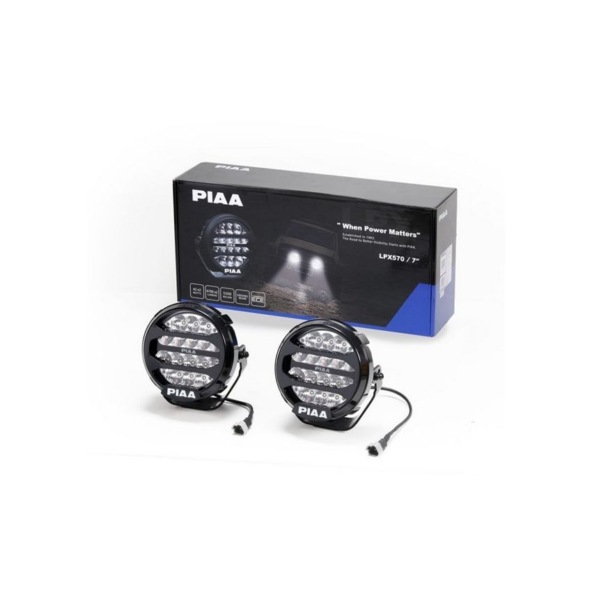 PIAA DKX575E 7 inch / White / (Pack of 2) Kit