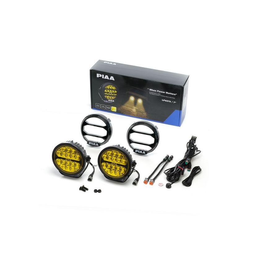 PIAA DKX576 7 inch / Yellow / (Pack of 2) Kit