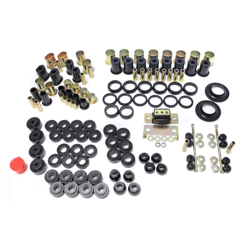 Energy Suspension 66-72 Chevelle Black Hyper-flex Master Bushing Set