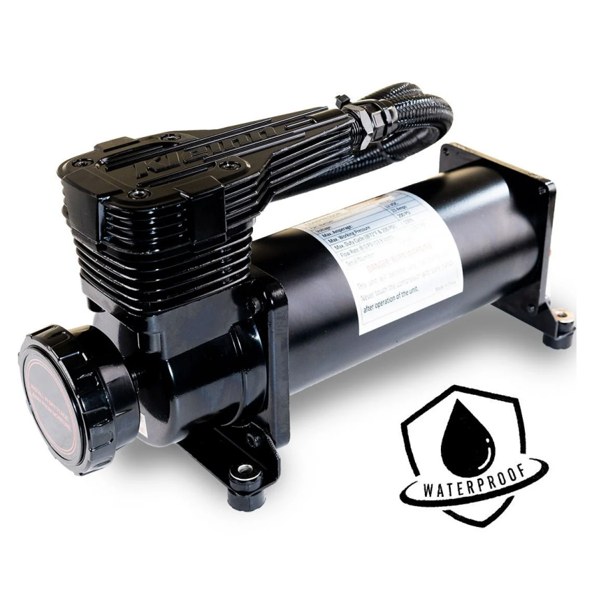 Kleinn Air Horns 6650RC Kleinn 200 PSI Air Compressor - Waterproof 100 Percent Duty Cycle 2.24 CFM