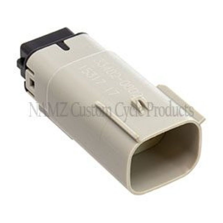 NAMZ NM-33482-0802 07-23 XL/FX Left Handlebar Ctrl Molex MX-150 8-Position Male Connector - Gray (HD 72447-07GY)