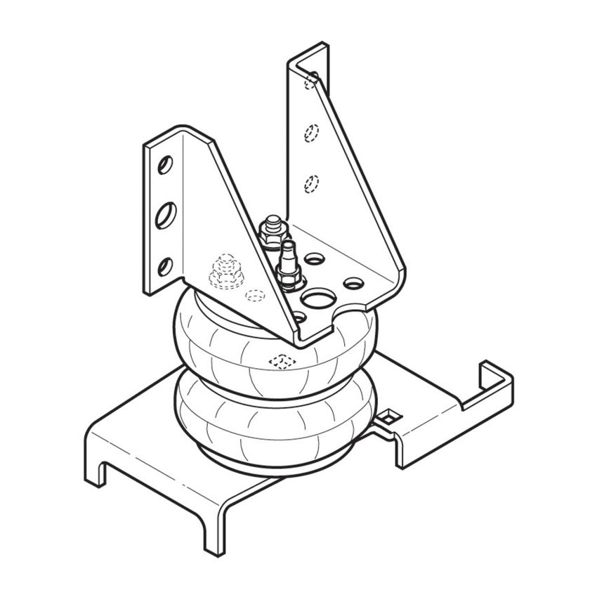 Firestone 2223 Ride-Rite Air Helper Spring Kit Front 84-04 Ford F250/F350 (W217602223)