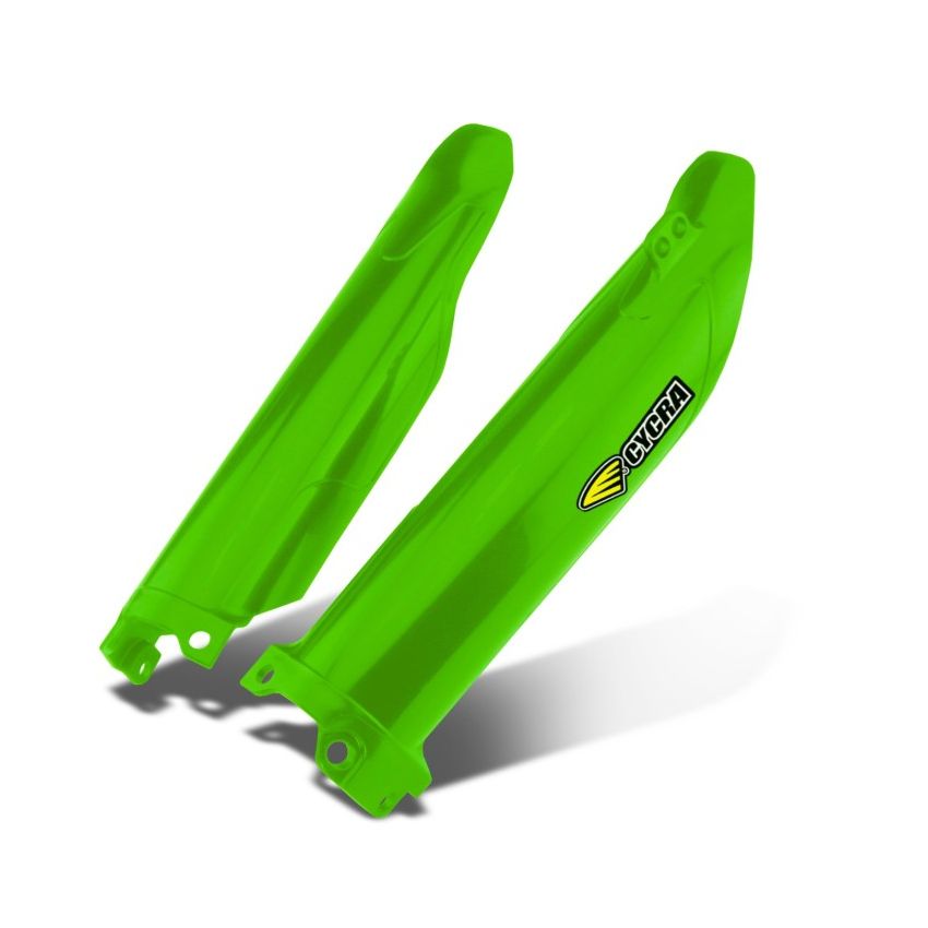 Cycra 1CYC-6909-72 21+ Kawasaki KX450X Fork Guards - OEM Green