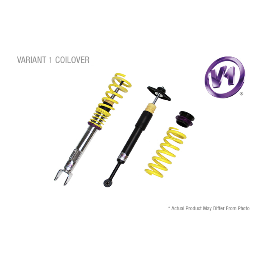 KW 102800BB Coilover Kit V1 Volkswagen Tiguan (MQB) FWD and AWD w/o Electronic Dampers