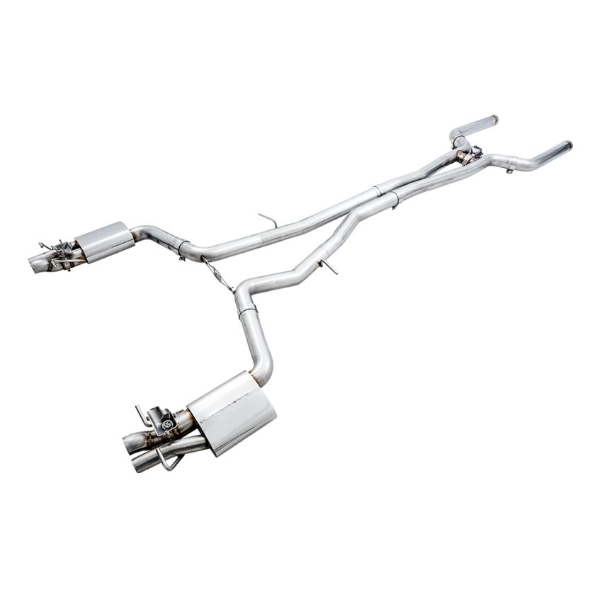 AWE Tuning 3025-11004 2019+ Mercedes-Benz C63 AMG Sedan (W205) SwitchPath Cat-Back Exhaust - No Tips
