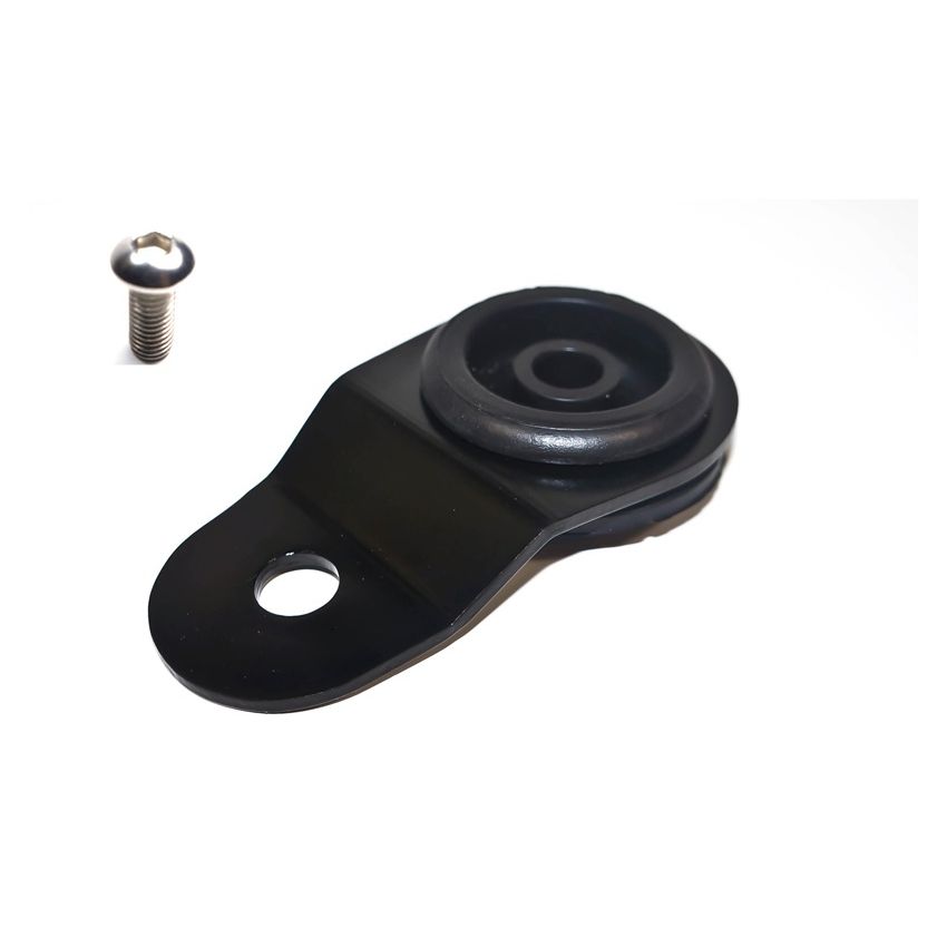 Torque Solution Radiator Mount w/ Insert ( Black ) : Mitsubishi Evolution 7/8/9