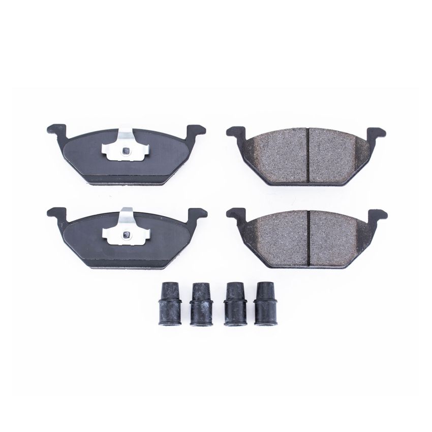 PowerStop 17-768 PowerStop - Z17 Low-Dust Ceramic Brake Pads with Hardware