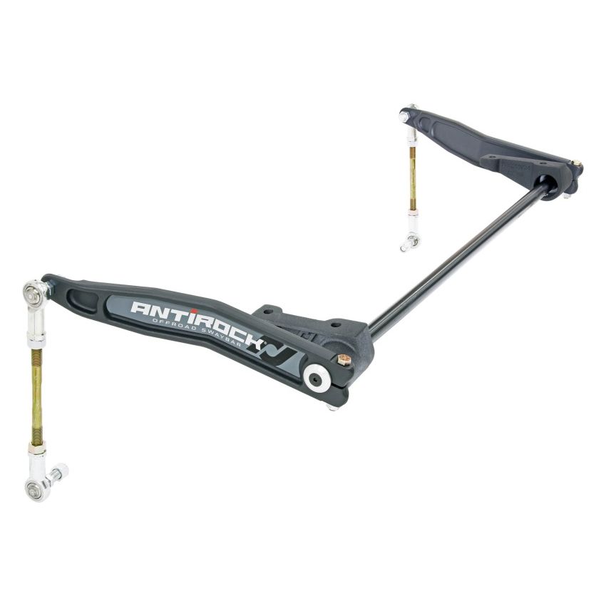 RockJock JK Antirock Sway Bar Kit Front Forged Arms Forged Brackets Heavy 1in Bar