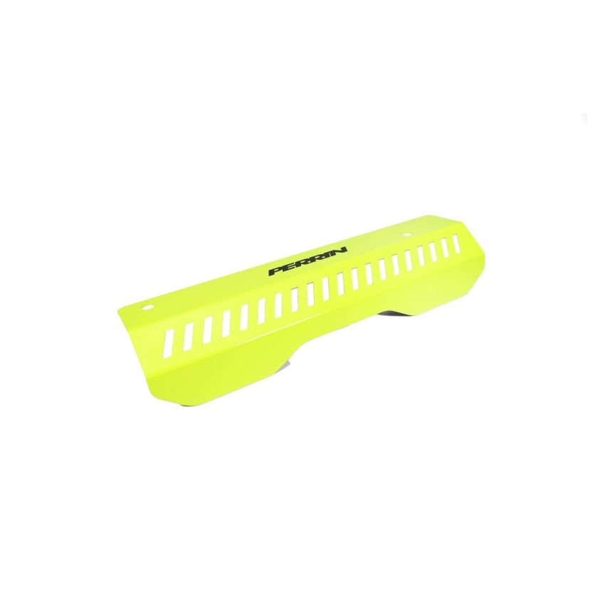 Perrin 22-23 Subaru WRX Pulley Cover (Short Version - Works w/AOS System) - Neon Yellow
