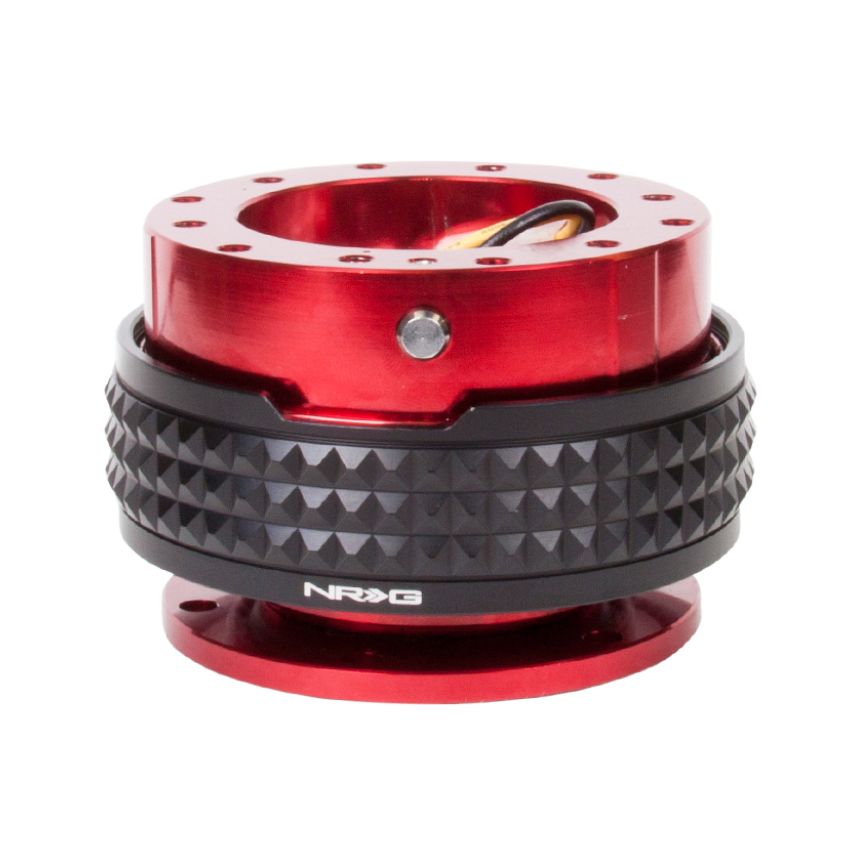 NRG Quick Release Kit - Pyramid Edition - Red Body / Black Pyramid Ring