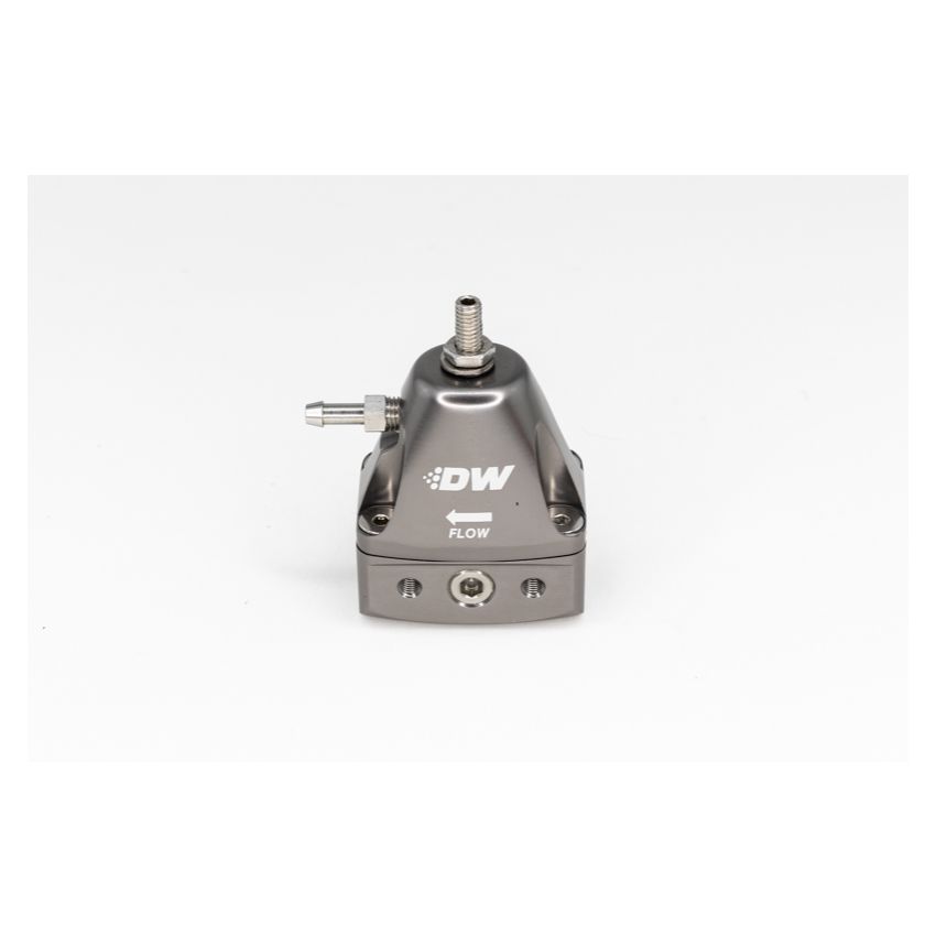 DeatschWerks DWR1000iL In-Line Adjustable Fuel Pressure Regulator - Titanium