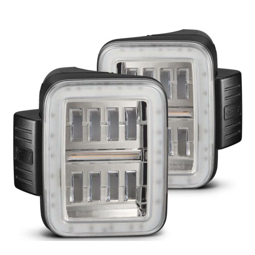 AlphaRex 602060 19-24 Jeep Gladiator JT Nova-Series Prismatic LED Tail Lights - Chrome