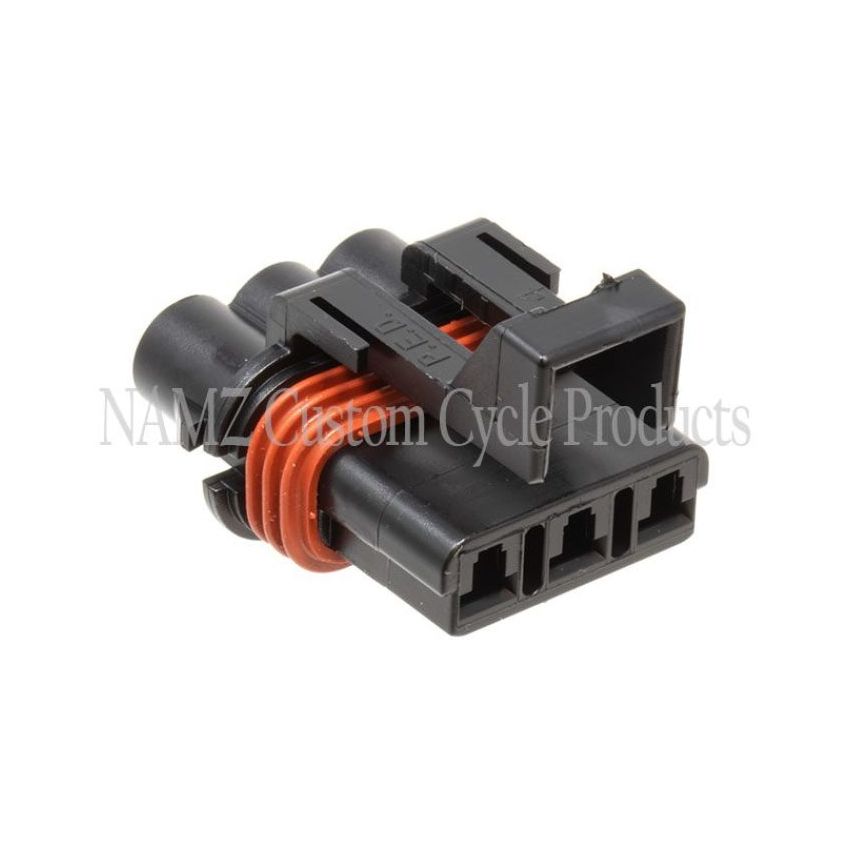 NAMZ NDP-38065 Delphi-Packard Weatherpack 3-Position Female Wire Connector w/Seals