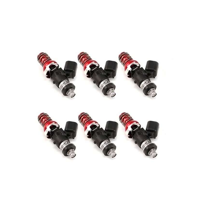 Injector Dynamics ID1050X Injectors - 48mm Length - Mach Top to 11mm - Denso Low Cushion (Set of 6)