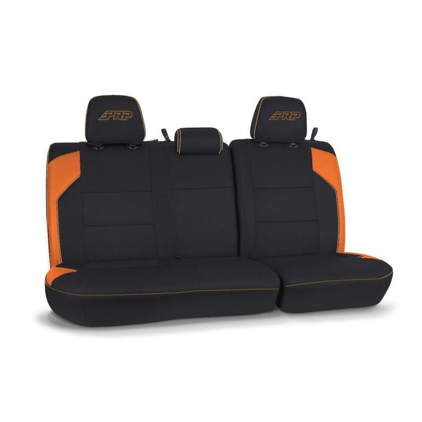 PRP Seats B054-05 PRP 16-23 Toyota Tacoma Rear Bench Cover - Black/Orange