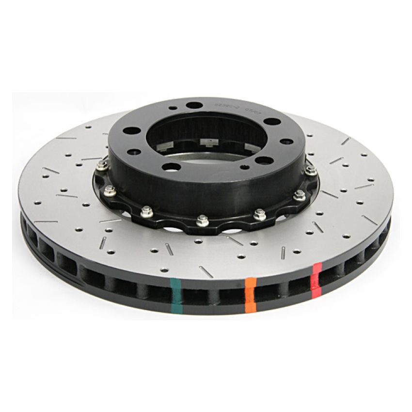 DBA 95-97 Porsche 911 Carrera Front T3 5000 Series Uni-Directional Slotted Rotor w/ Black Hat