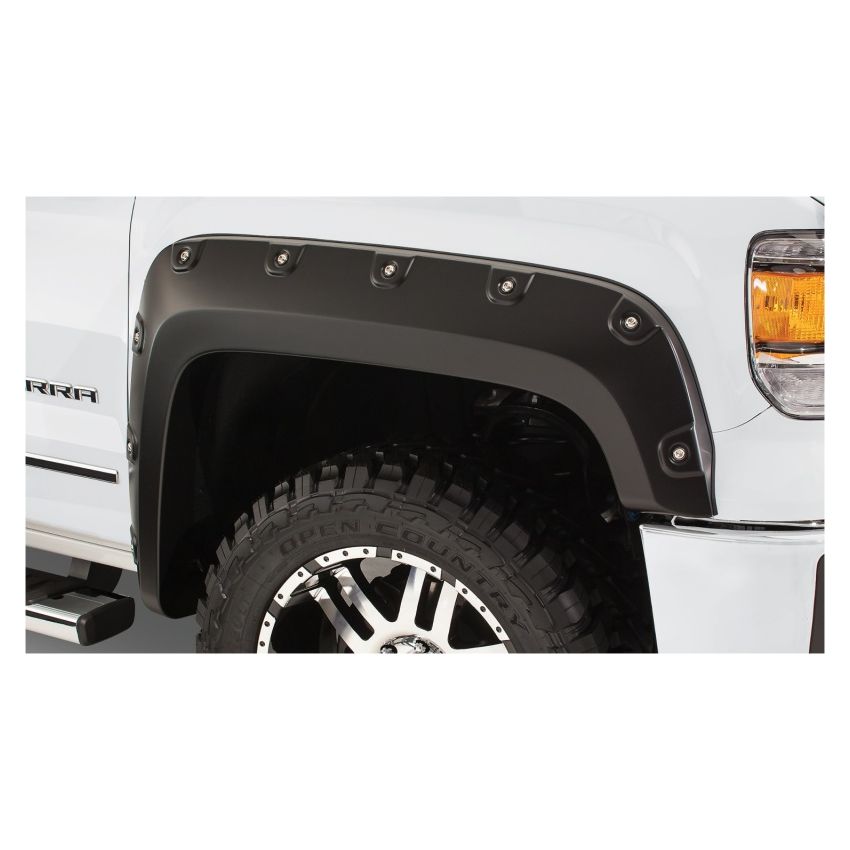 Bushwacker 14-15 GMC Sierra 1500 Boss Pocket Style Flares 2pc - Black