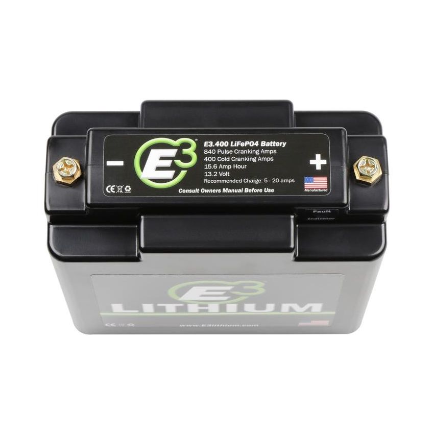 E3 E3.400 E3 Ultra-Light Weight Lithium Battery for Automotive/Race/Power Sports