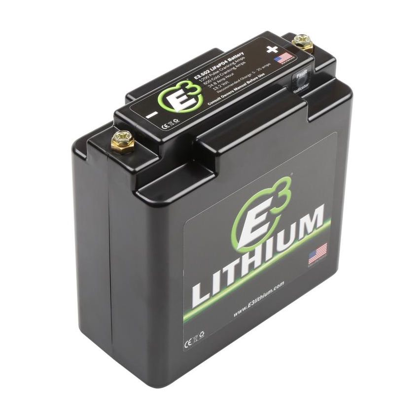 E3 E3.502 E3 Ultra-Light Weight Lithium Battery for Automotive/Race/Power Sports