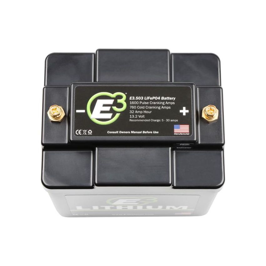 E3 E3.503 E3 Ultra-Light Weight Lithium Battery for Automotive/Race/Power Sports