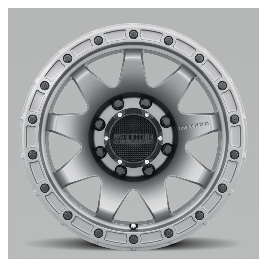 Method MR317 18x9 +18mm Offset 8x6.5 130.81mm CB Matte Titanium Wheel