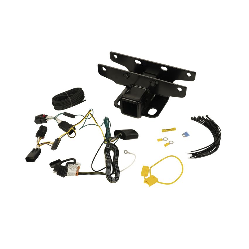 Rugged Ridge Receiver Hitch Kit w/ Wiring Harness 18-20 Jeep Wrangler JL