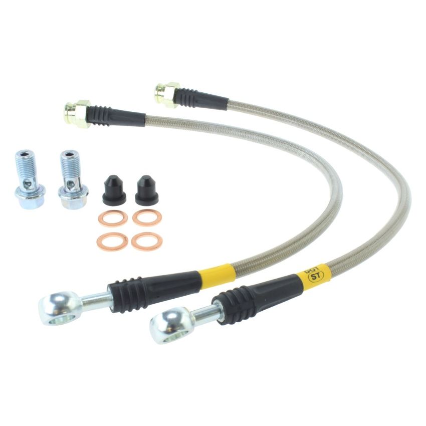 StopTech 06-10 Chevrolet Corvette Z06 Stainless Steel Rear Brake Lines