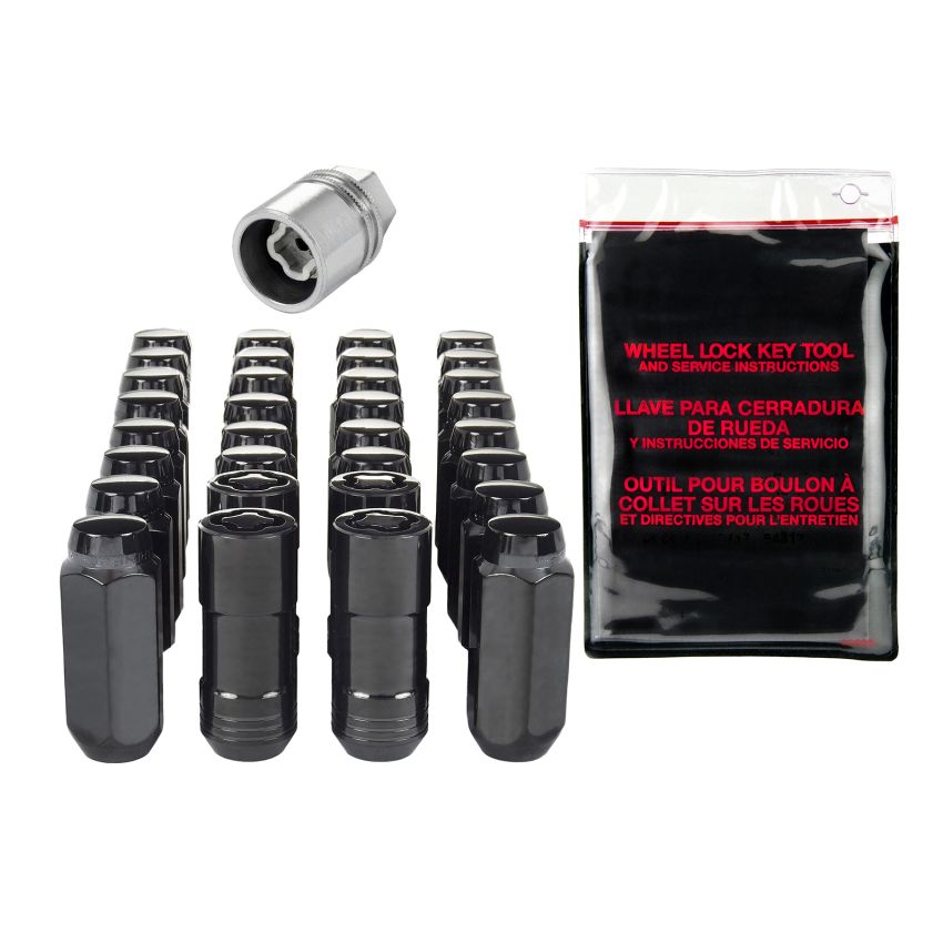 McGard (84817 14X2.0 MCG 8 LUG INSTALLATION KIT, BLACK (13/16 HEX)-OAL 2.25