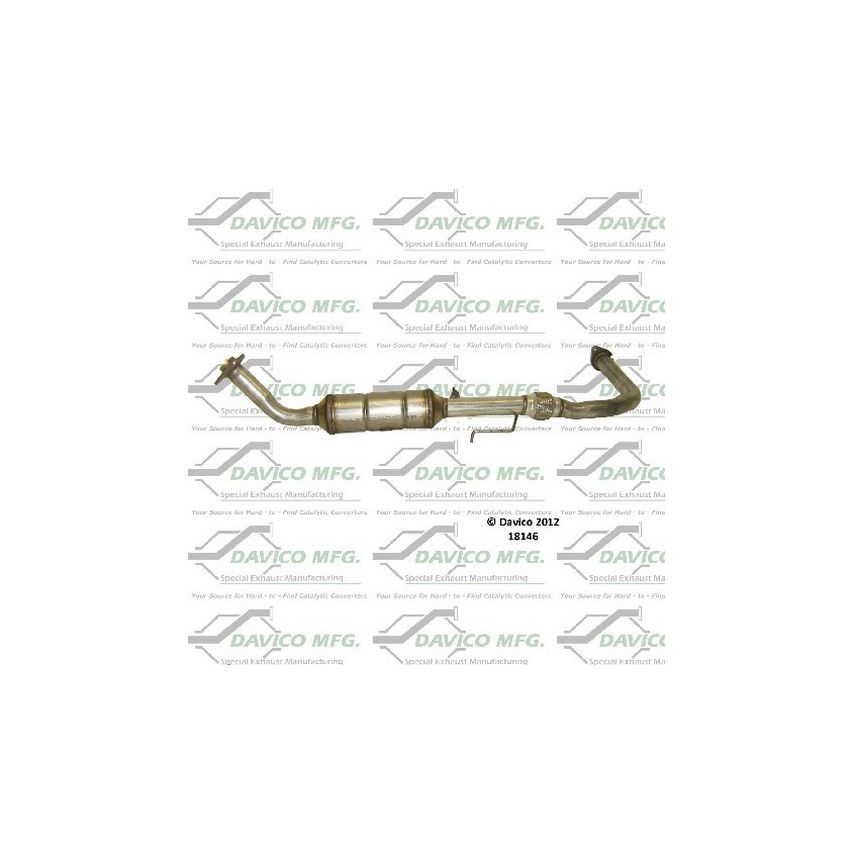 Davico Mfg 107196 CARB Exempt Direct Fit Catalytic Converter