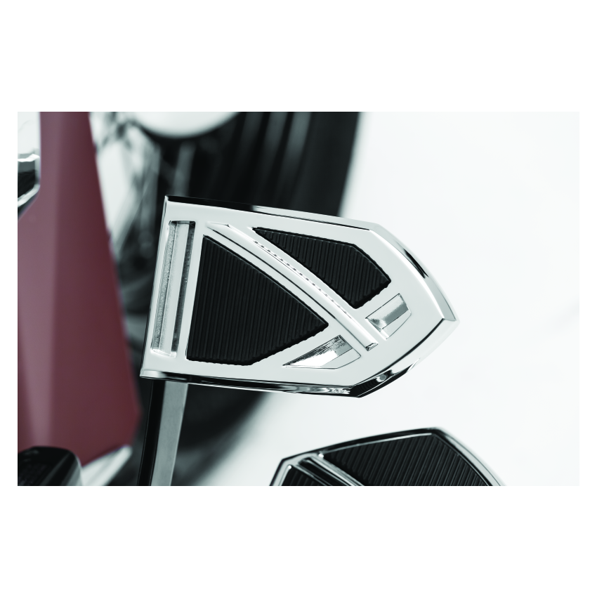 Kuryakyn 5754 Phantom Brake Pedal Pad For 18-Up FL Softails Chrome