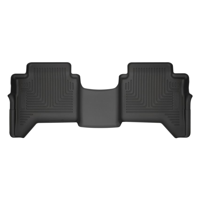 Husky Liners 14411 2019 Ford Ranger SuperCrew WeatherBeater 2nd Row Black Floor Liners