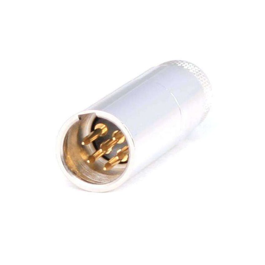 Rugged Radios C6P-ML 6-Pin Male Mini XLR Connector TA6ML