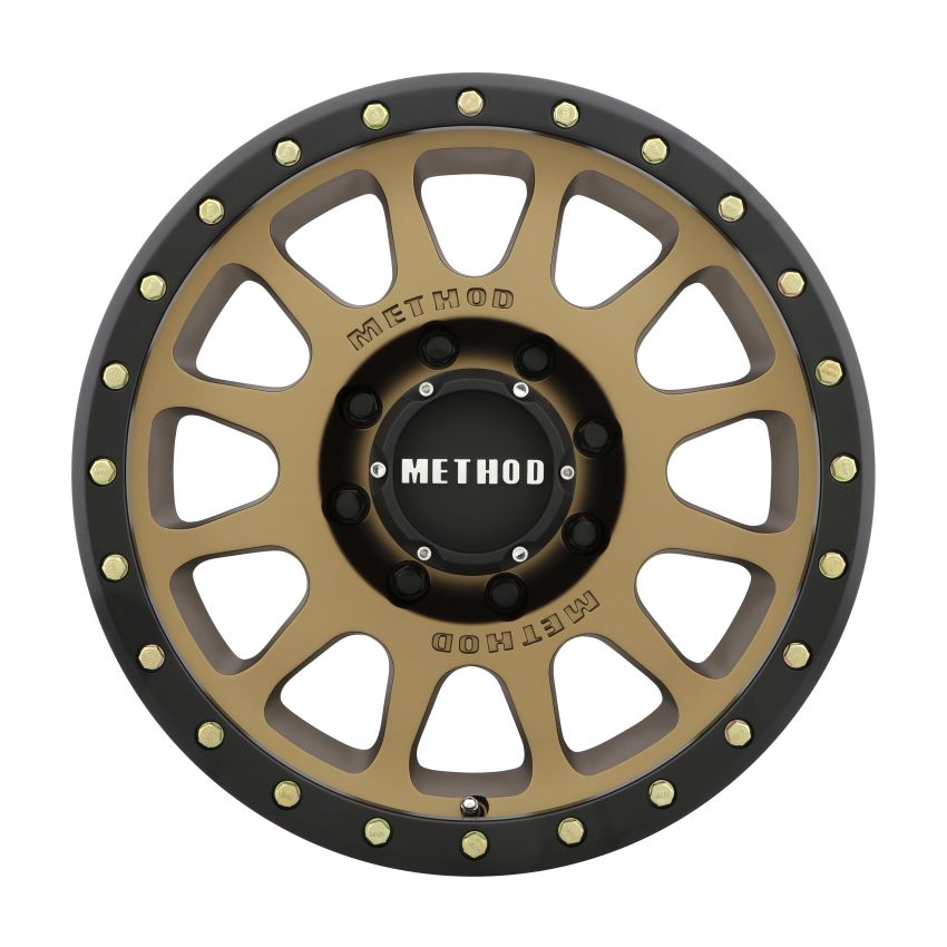 Method Wheels MR30529087918 Method MR305 NV 20x9 +18mm Offset 8x170 130.81mm CB Method Bronze/Black Street Loc Wheel