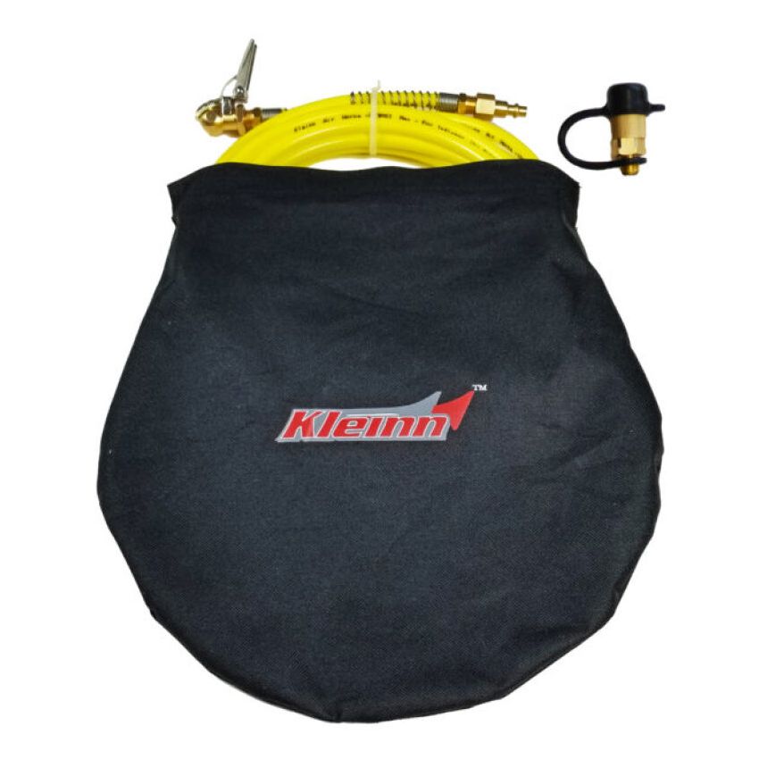 Kleinn Air Horns USTL-230 Kleinn Spare Tire Kit w/ Black Triple Horns/ 150 PSI Waterproof Air Compressor / 3.0 gal Air Tank