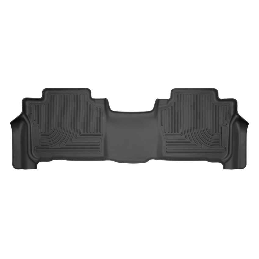 Husky Liners 13-16 Lexus LX570 / 13-16 Toyota Land Cruiser WeatherBeater 2nd Row Black Floor Liners