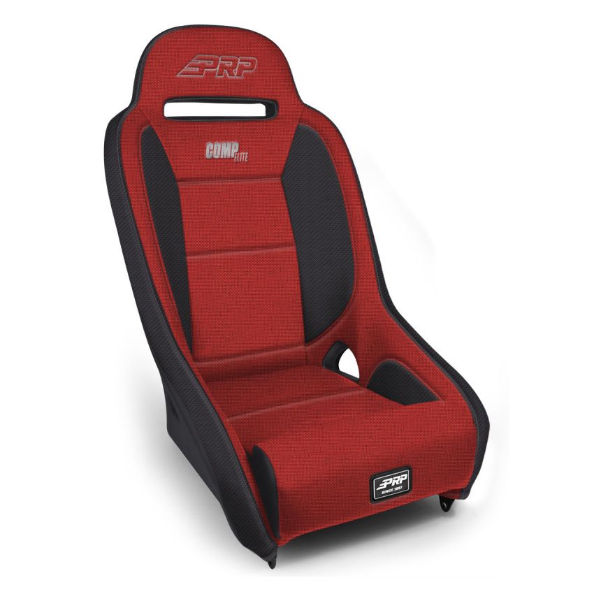 PRP Comp Elite Suspension Seat- Red/Black