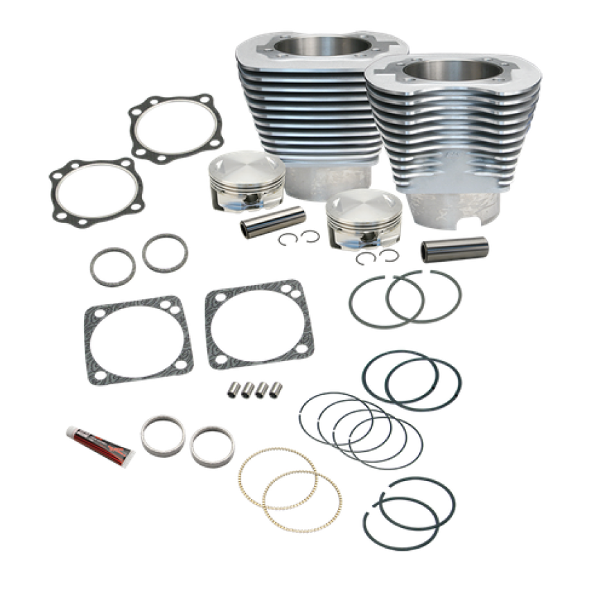 S&S Cycle 910-0219 84-99 BT 84-99 BT 4 1/8in Bore Cylinder Kit For S&S V111 Engine - Natural