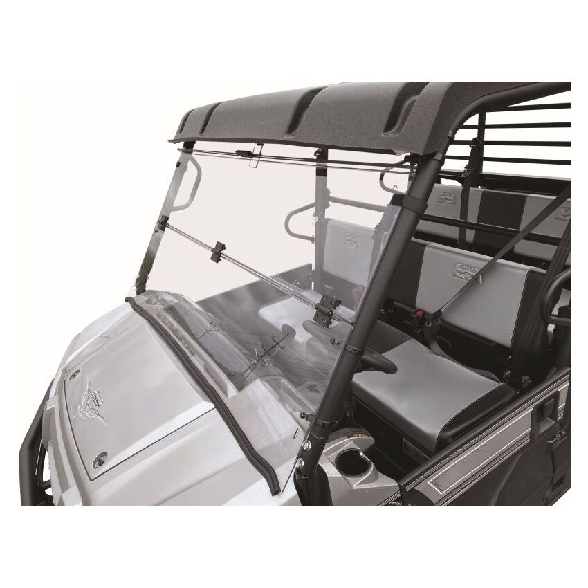QuadBoss 375787 16-22 Kawasaki KAF820 Mule Pro-DX Windbreak Folding Windshield