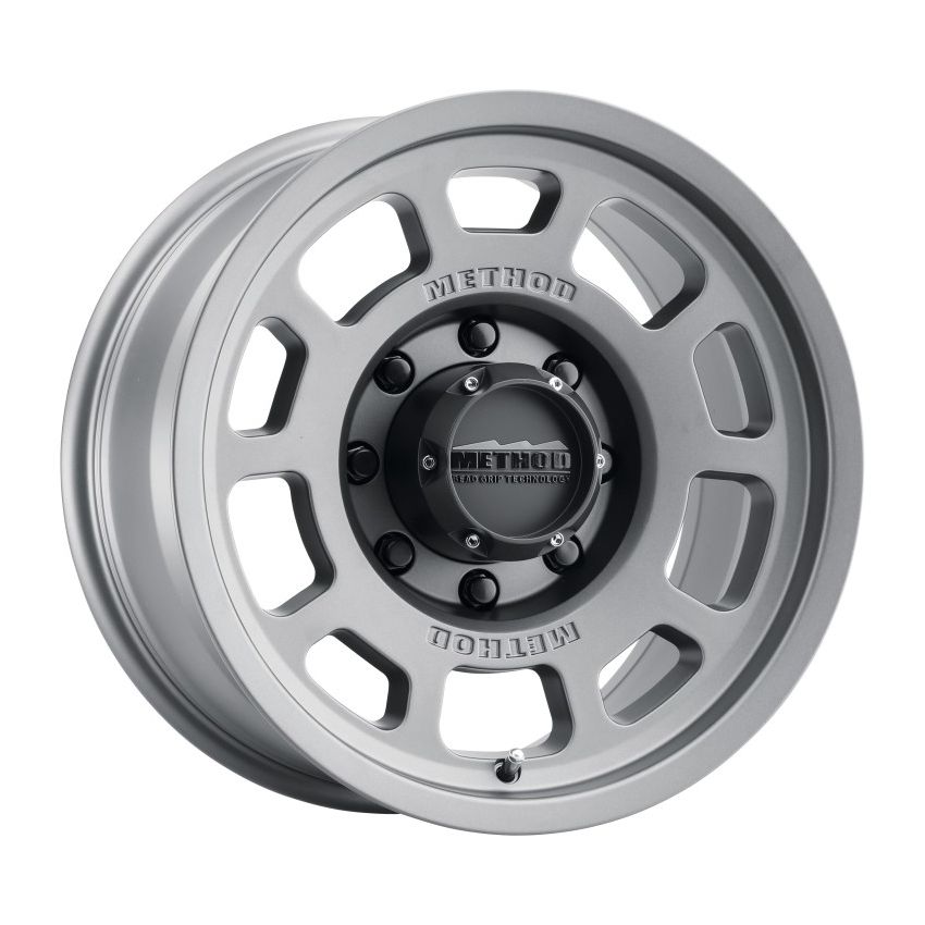 Method MR705 17x8.5 0mm Offset 8x170 130.81mm CB Titanium Wheel