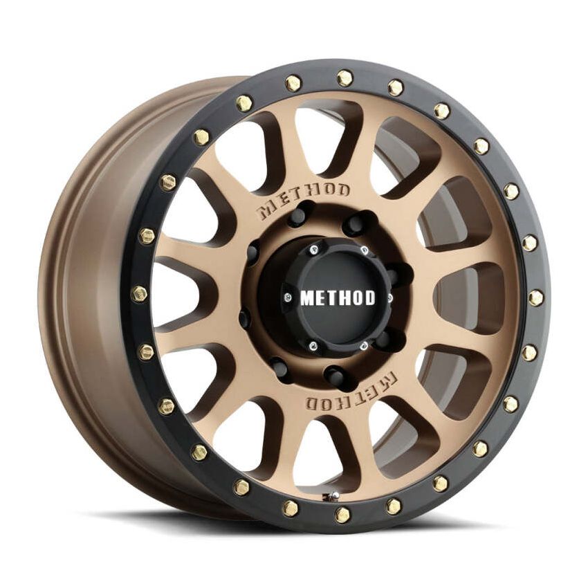 Method Wheels MR30578550925 Method MR305 NV 17x8.5 25mm Offset 5x5 94mm CB Method Bronze/Black Street Loc Wheel